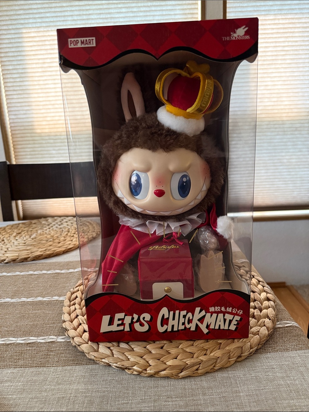 POP MART Labubu. Let’s Checkmate Plush Figure (FullSize)